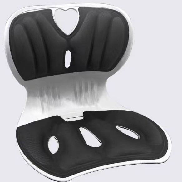 Posture Corrector Back - オフィスチェア用、腰痛緩和、姿勢矯正に役立つ、人間工学に基づいたメモリーフォーム製の腰当てクッション。