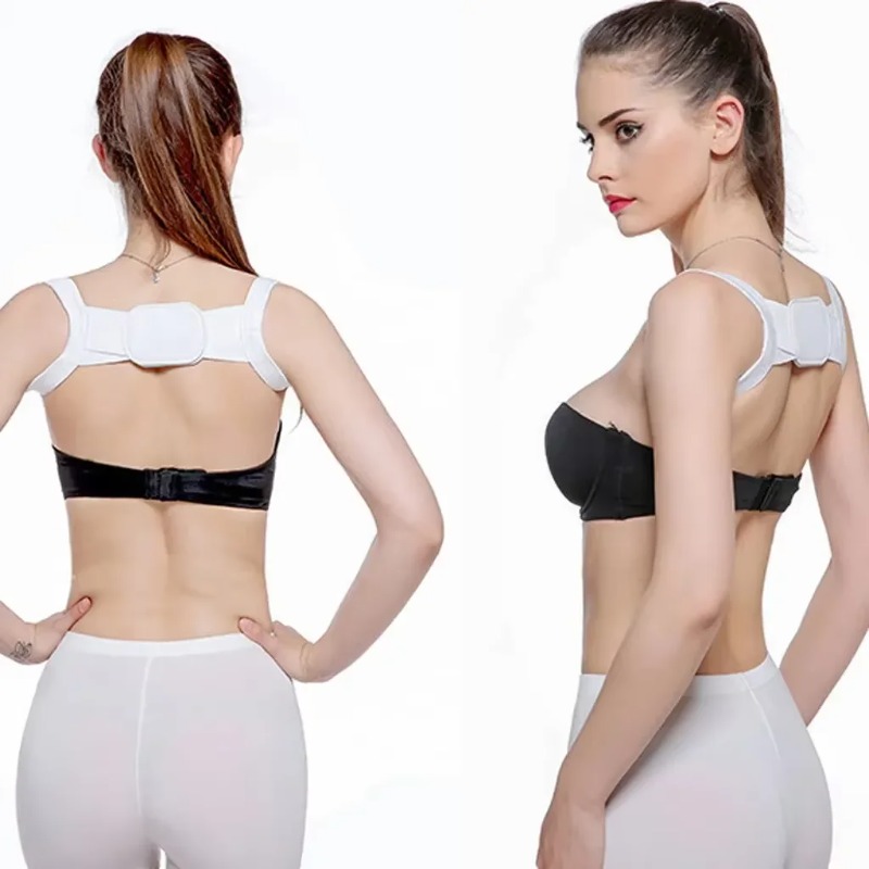 Posture Corrector Back - 調整可能な姿勢矯正器、目に見えない背筋矯正、男性女性用健康ケア、悪い姿勢矯正器