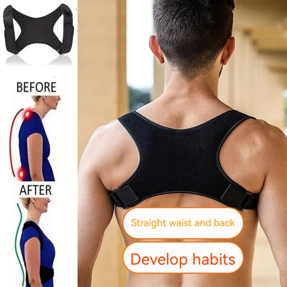 ユニセックス通気性背中姿勢矯正ベルト猫背防止座姿勢整形補助の - Posture Corrector Back のレビューと価格