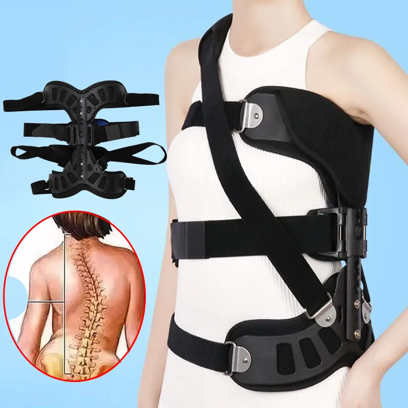 1 セット固定脊椎ブレースアルミ合金通気性固定脊椎矯正ブレー - Posture Corrector Back のレビューと価格