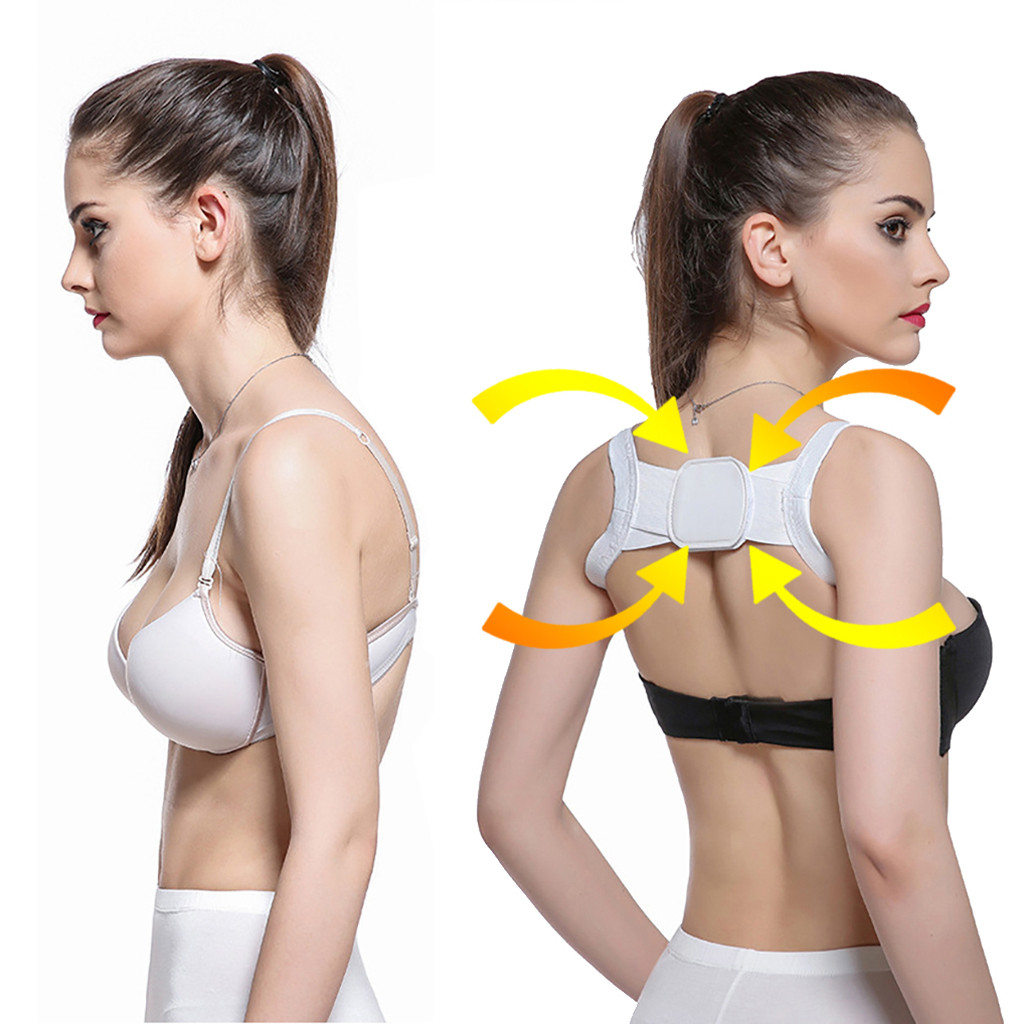 調整可能な姿勢矯正ベルト、隠しサポート肩ベルト、男女兼用、姿 - Posture Corrector Back のレビューと価格