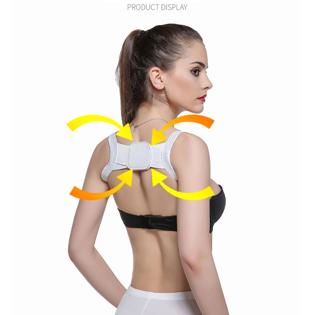 調整可能な姿勢矯正ベルト、隠しサポート肩ベルト、男女兼用、姿 - Posture Corrector Back のレビューと価格