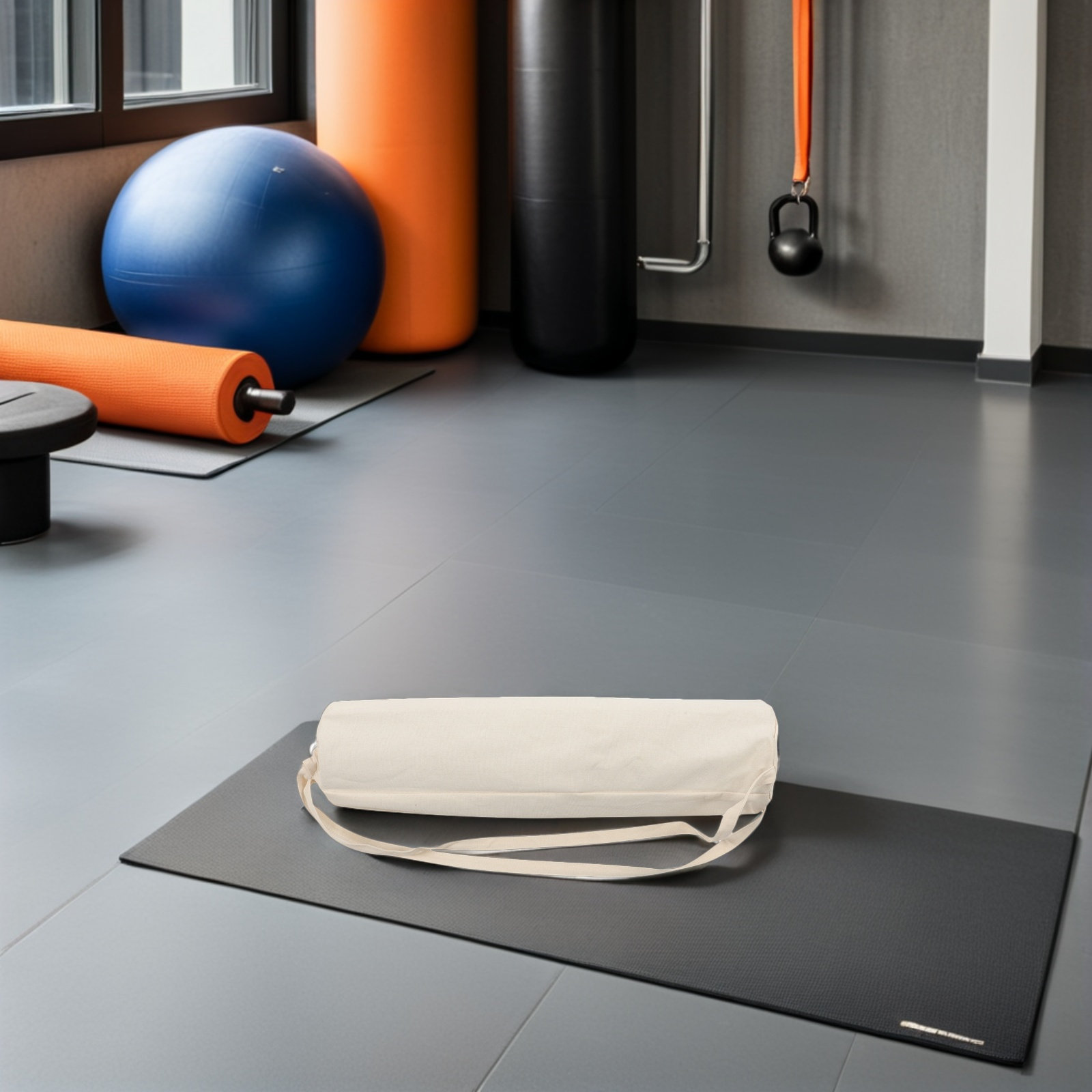 ヨガマット収納バッグ。ドローストリング付きで軽量、折りたたみ - Yoga Of Fitness のレビューと価格