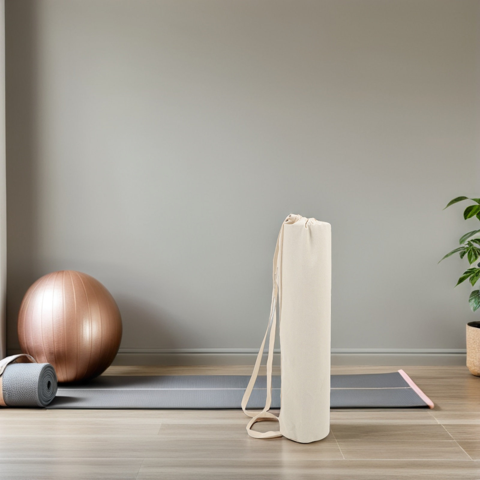ヨガマット収納バッグ。ドローストリング付きで軽量、折りたたみ - Yoga Of Fitness のレビューと価格