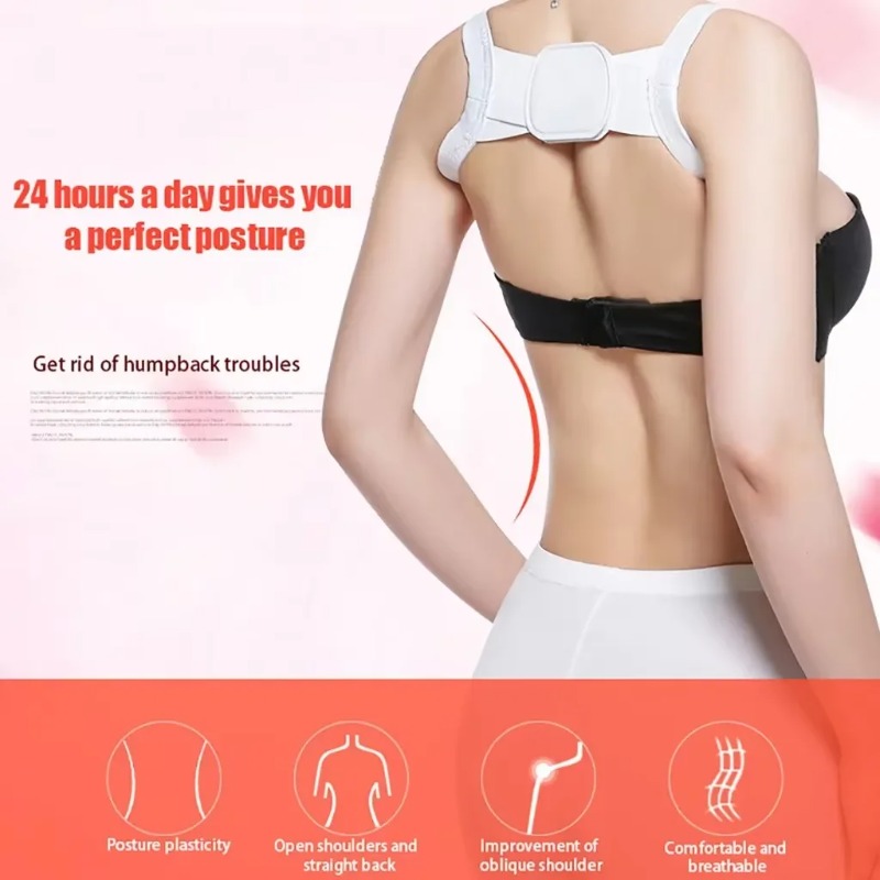 調整可能な姿勢矯正器、目に見えない背筋矯正、男性女性用健康ケ - Posture Corrector Back のレビューと価格