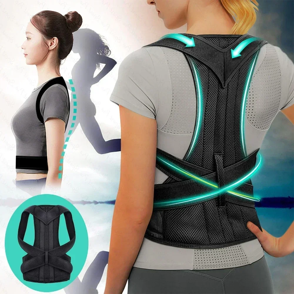 1つの強化ベルト付き腰椎姿勢矯正ベスト、調節可能な背中サポー - Posture Corrector Back のレビューと価格