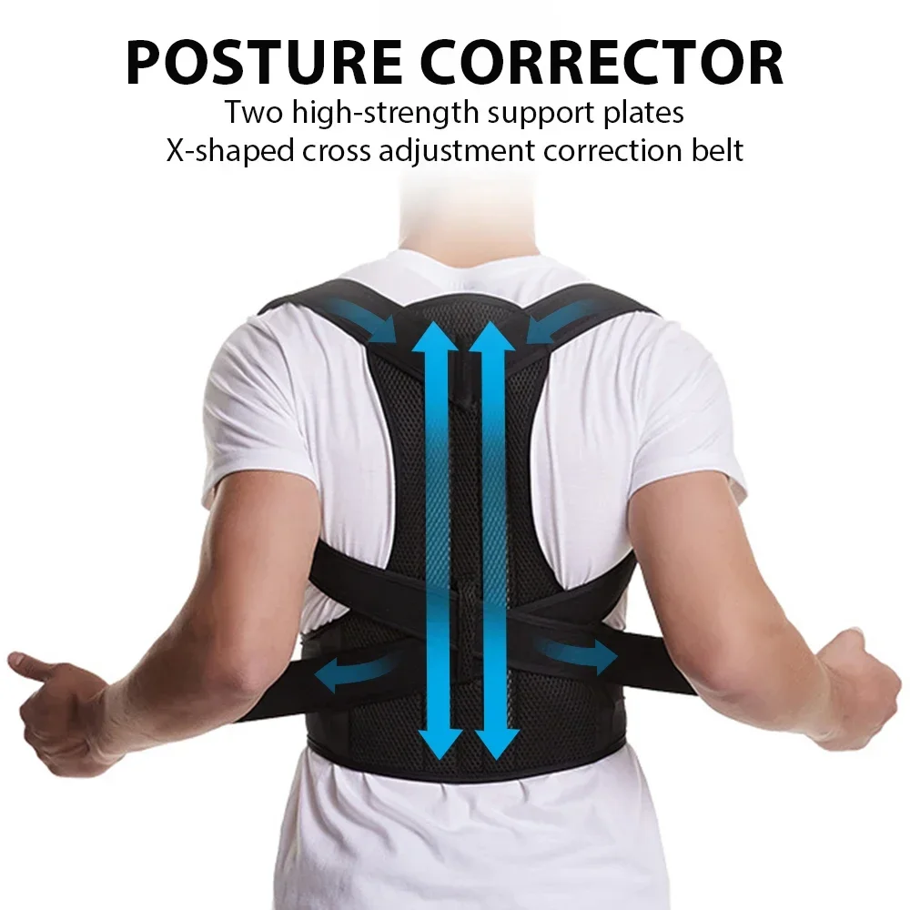 1つの強化ベルト付き腰椎姿勢矯正ベスト、調節可能な背中サポー - Posture Corrector Back のレビューと価格