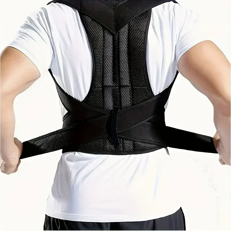 1つの強化ベルト付き腰椎姿勢矯正ベスト、調節可能な背中サポー - Posture Corrector Back のレビューと価格