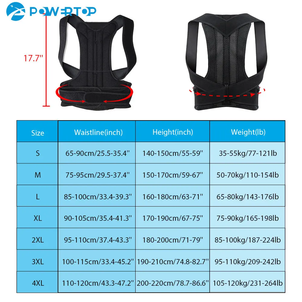 強化ランバーコラム姿勢補正ベスト、調整可能なバックサポートス - Posture Corrector Back のレビューと価格